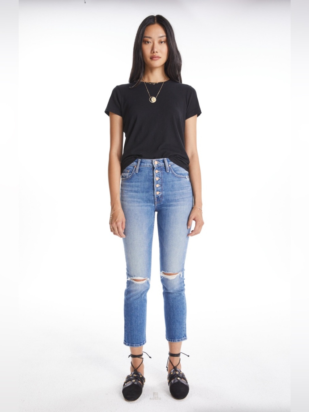 MOTHER Denim | Pixie Tomcat Crop Jean | 27